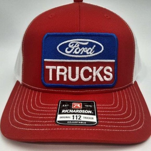 Retro Vintage Style Ford Trucks Richardson 112 Mesh Snapback Hat F150 USA Made $_12.JPG?set_id=880000500F main image 3